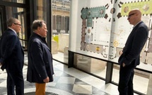 Le futur Musée du Continent à Rabat au centre d'une visite de Mehdi Qotbi en Belgique